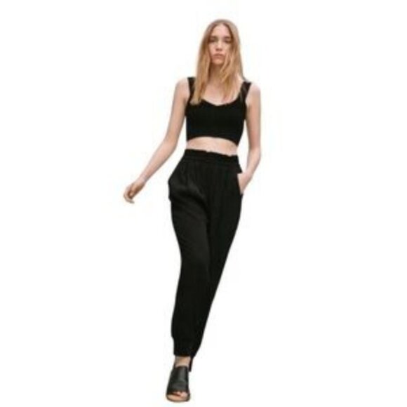 Aritzia Pants - Aritzia Wilfred Le Fou Minimalist Pleated Modern  Flap Pocket Tapered Pants 2
